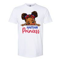 Melanin Haitian Princess Haiti Flag Softstyle CVC T-Shirt