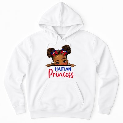 Melanin Haitian Princess Haiti Flag Hoodie