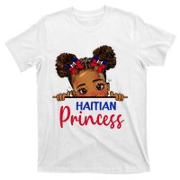 Melanin Haitian Princess Haiti Flag T-Shirt