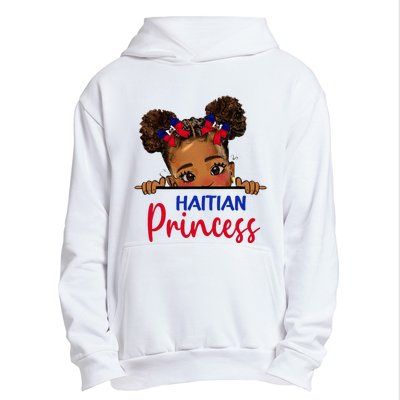 Melanin Haitian Princess Haiti Flag Urban Pullover Hoodie