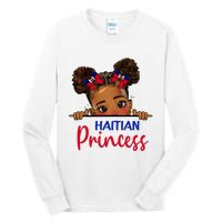 Melanin Haitian Princess Haiti Flag Tall Long Sleeve T-Shirt