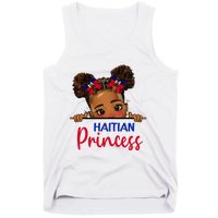 Melanin Haitian Princess Haiti Flag Tank Top