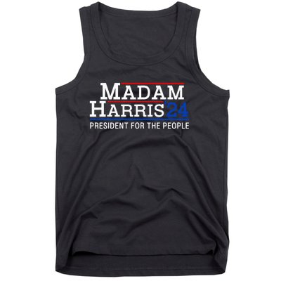 Madam Harris President For The People Kamala Harris 2024 Tank Top