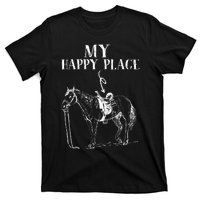 My Happy Place Horse Riding Horse Lover T-Shirt