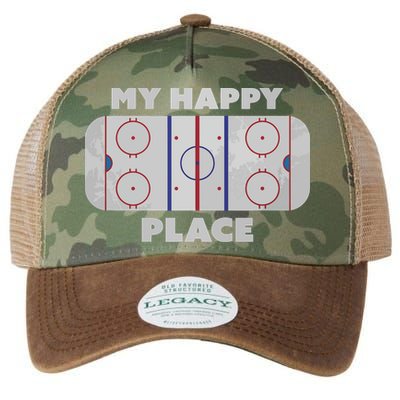 My Happy Place | Hockey, Figure & Speed Skating Rink Legacy Tie Dye Trucker Hat