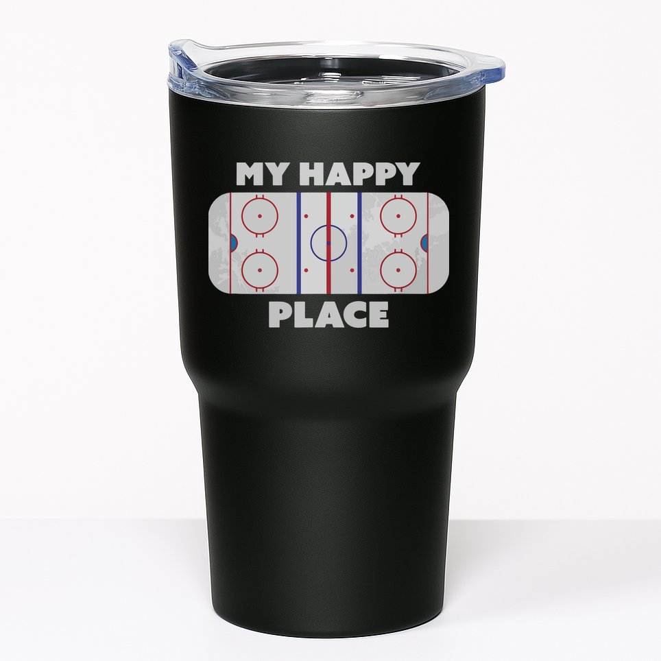 My Happy Place | Hockey, Figure & Speed Skating Rink Tumbler