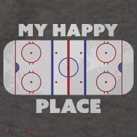 My Happy Place | Hockey, Figure & Speed Skating Rink Vector Backpack