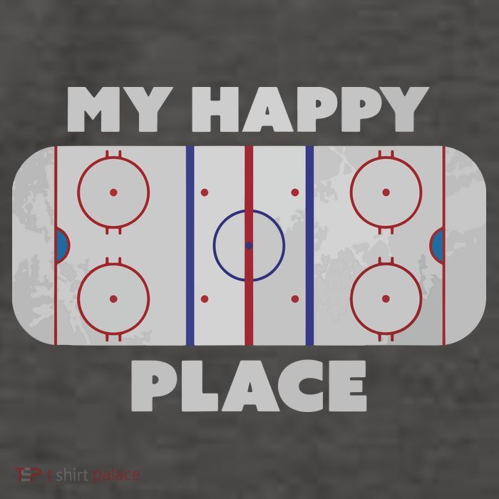 My Happy Place | Hockey, Figure & Speed Skating Rink Vector Backpack