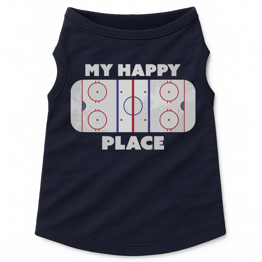 My Happy Place | Hockey, Figure & Speed Skating Rink Doggie Tank