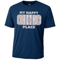 My Happy Place | Hockey, Figure & Speed Skating Rink Cooling Performance Crew T-Shirt