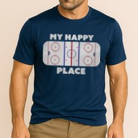 My Happy Place | Hockey, Figure & Speed Skating Rink Cooling Performance Crew T-Shirt