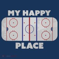 My Happy Place | Hockey, Figure & Speed Skating Rink T-Shirt