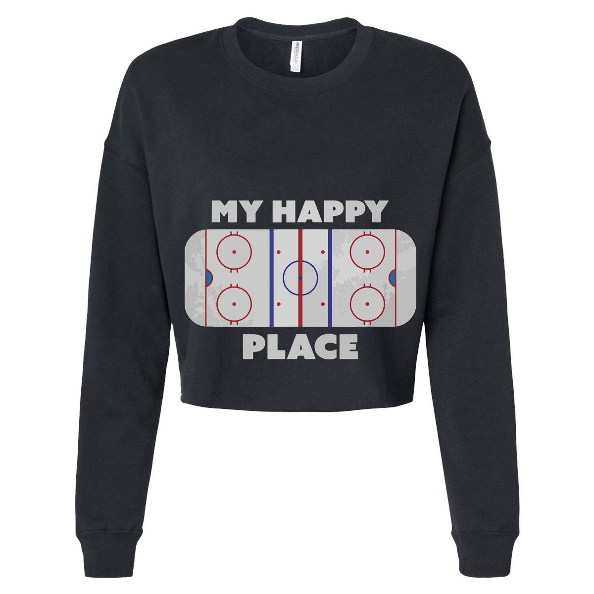 My Happy Place | Hockey, Figure & Speed Skating Rink Toddler T-Shirt