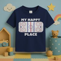 My Happy Place | Hockey, Figure & Speed Skating Rink Toddler T-Shirt