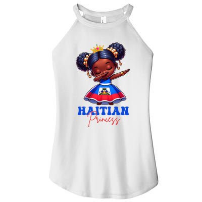 Melanin Haitian Princess Haiti Flag Black Women’s Perfect Tri Rocker Tank