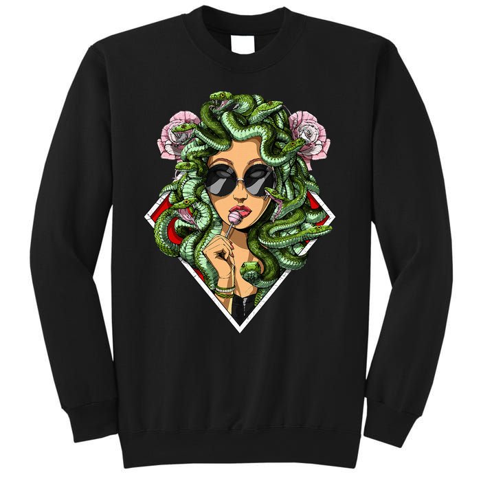 Medusa Hippie Psychedelic Snakes Greek Mythology Sweatshirt