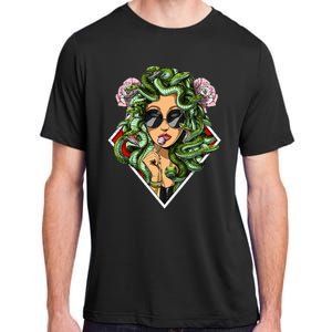 Medusa Hippie Psychedelic Snakes Greek Mythology Women Adult ChromaSoft Performance T-Shirt