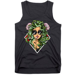 Medusa Hippie Psychedelic Snakes Greek Mythology Women Tank Top