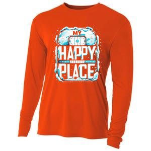 My Happy Play Straight Outta The Penalty Box Hockey Match Gift Cooling Performance Long Sleeve Crew