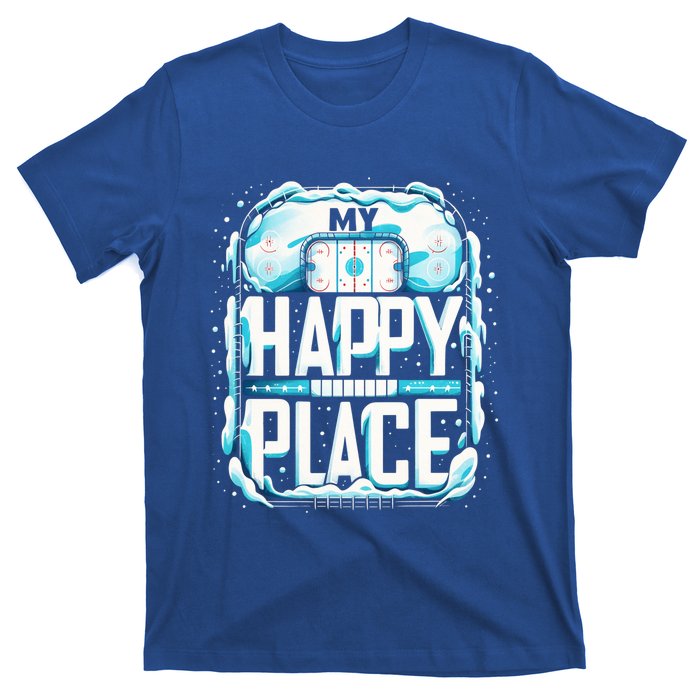 My Happy Play Straight Outta The Penalty Box Hockey Match Gift T-Shirt