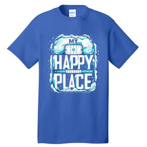 My Happy Play Straight Outta The Penalty Box Hockey Match Gift Tall T-Shirt