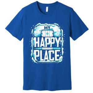 My Happy Play Straight Outta The Penalty Box Hockey Match Gift Premium T-Shirt