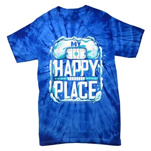 My Happy Play Straight Outta The Penalty Box Hockey Match Gift Tie-Dye T-Shirt