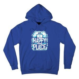 My Happy Play Straight Outta The Penalty Box Hockey Match Gift Tall Hoodie