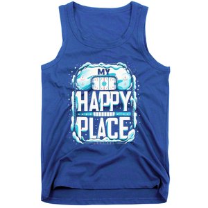 My Happy Play Straight Outta The Penalty Box Hockey Match Gift Tank Top