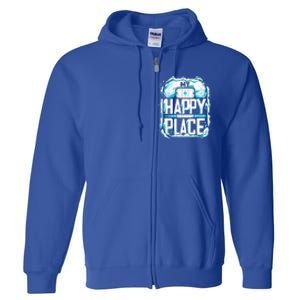 My Happy Play Straight Outta The Penalty Box Hockey Match Gift Full Zip Hoodie