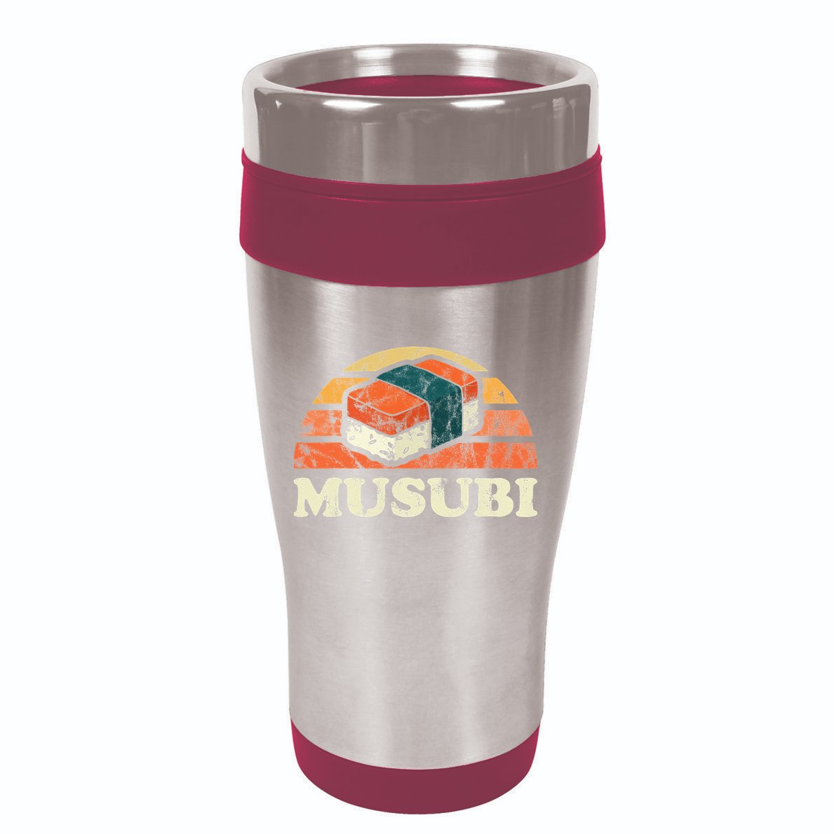 Musubi Hawaii Retro Style 16oz Travel Tumbler