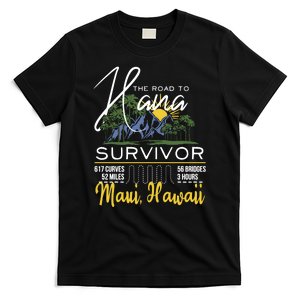 Maui Hawaii Road To Hana Survivor 617 Curves T-Shirt