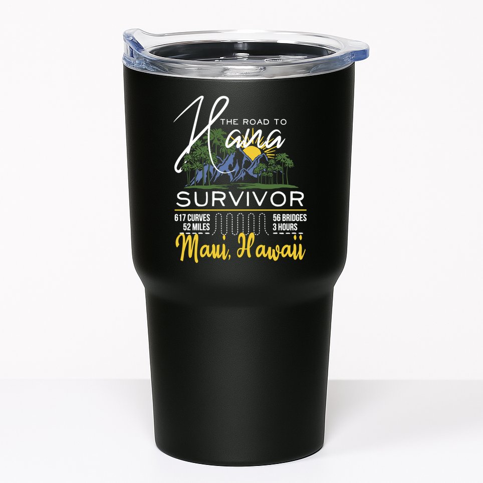 Maui Hawaii Road To Hana Survivor 617 Curves Tumbler