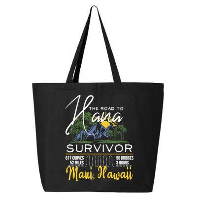 Maui Hawaii Road To Hana Survivor 617 Curves 25L Jumbo Tote