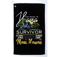 Maui Hawaii Road To Hana Survivor 617 Curves Golf Towel