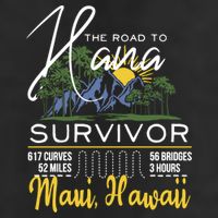 Maui Hawaii Road To Hana Survivor 617 Curves Golf Towel