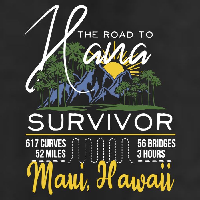 Maui Hawaii Road To Hana Survivor 617 Curves Golf Towel