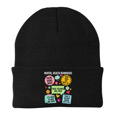 Mental Health Reminders Mental Health Awareness Month Beanie