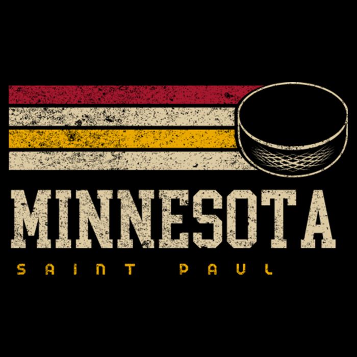 Minnesota Hockey Retro Vintage Stripes Backpack