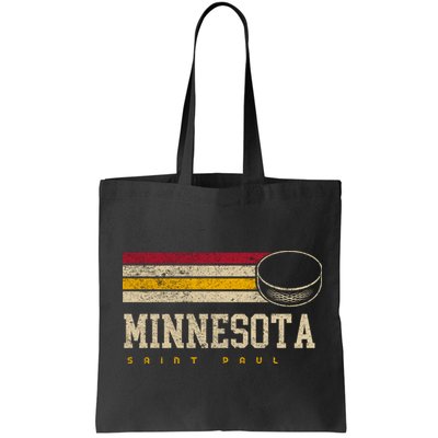 Minnesota Hockey Retro Vintage Stripes Bag