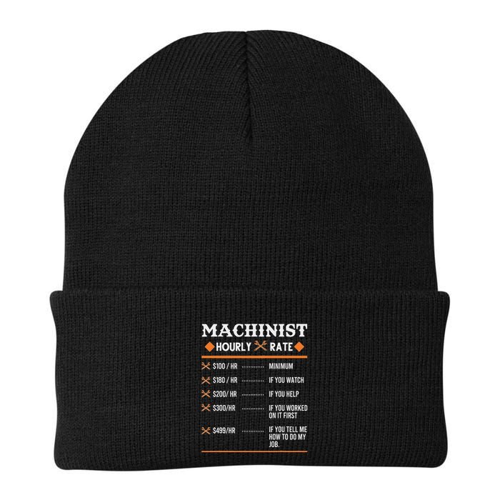 Machinist Hourly Rate Machining Beanie