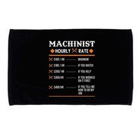 Machinist Hourly Rate Machining Microfiber Hand Towel