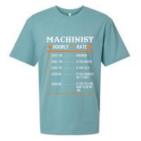 Machinist Hourly Rate Machining Sueded Cloud Jersey T-Shirt