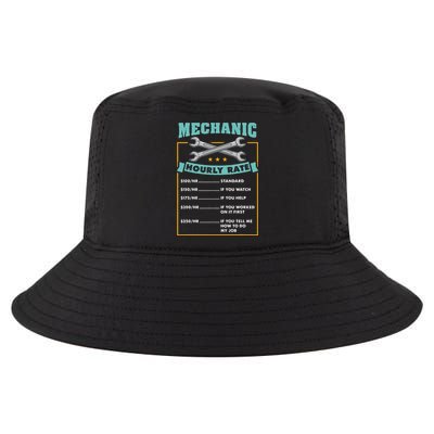 Mechanic Hourly Rate Mechanic Gift Cool Comfort Performance Bucket Hat