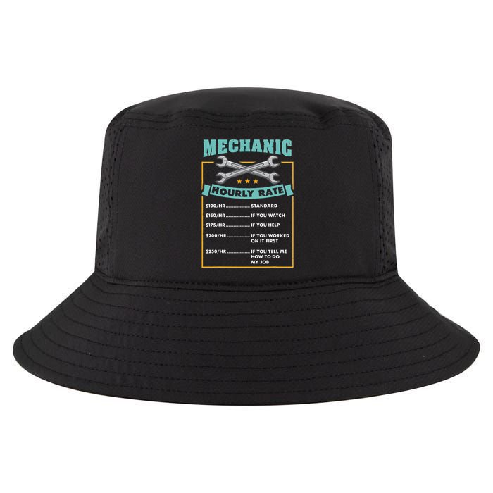 Mechanic Hourly Rate Mechanic Gift Cool Comfort Performance Bucket Hat