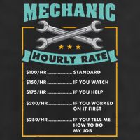 Mechanic Hourly Rate Mechanic Gift Cool Comfort Performance Bucket Hat