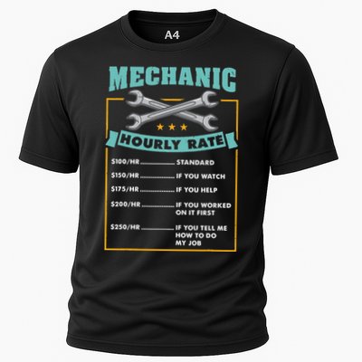 Mechanic Hourly Rate Mechanic Gift Performance Shirt