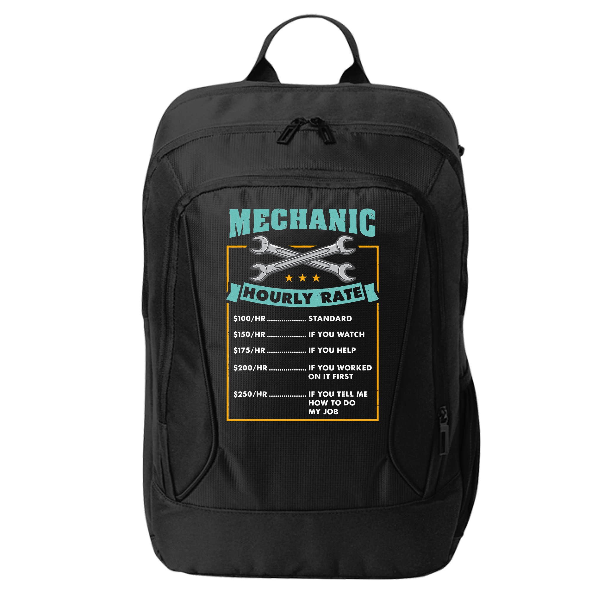 Mechanic Hourly Rate Mechanic Gift City Backpack