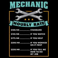 Mechanic Hourly Rate Mechanic Gift City Backpack