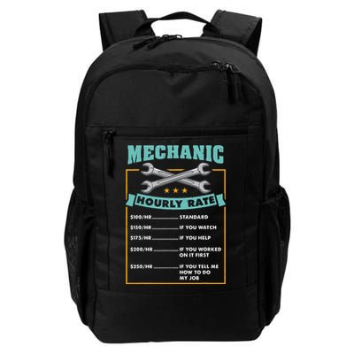 Mechanic Hourly Rate Mechanic Gift Backpack